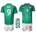 Tanie Strój piłkarski Meksyk Raul Jimenez #9 Koszulka Podstawowej dla dziecięce MŚ 2022 Krótkie Rękawy (+ szorty)